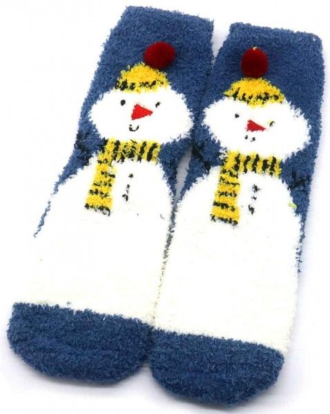 Fluffy snømann - onesize (35-40)